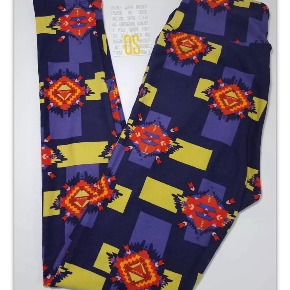 UNICORN ALERT-Aztec Print! NWT Lularoe OS Leggings